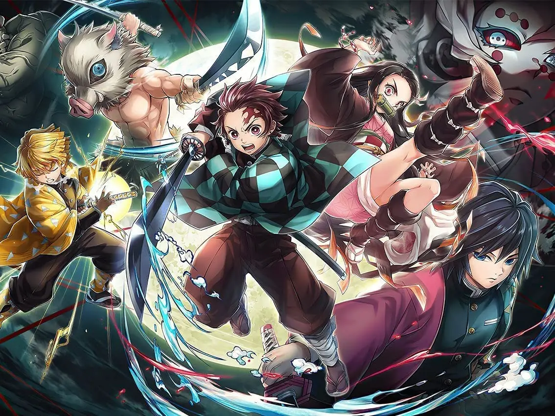 Photo Mosaic Print - Elmas Boyama, İblis Avcısı Temalı Mozaik,
