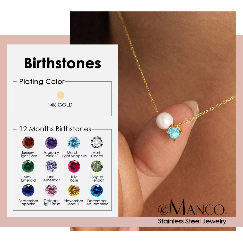 EMANCO Moda İmitasyon İnciler  - Birth Flower Necklace incelemesi ve fiyatı